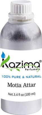 

KAZIMA Motia Perfume For Unisex - Pure Natural (Non-Alcoholic) Floral Attar(Floral)