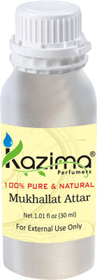 

KAZIMA Mukhallat Perfume - Pure Natural (Non-Alcoholic) Floral Attar(Blends (mukhallat))