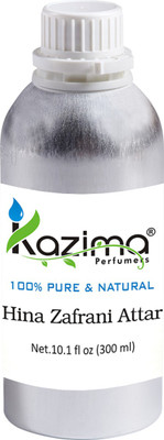 

KAZIMA Hina Zafrani Perfume For Unisex - Pure Natural (Non-Alcoholic) Floral Attar(Floral)