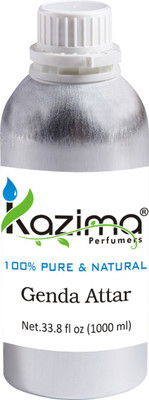 

KAZIMA Genda Perfume - Pure Natural Undiluted (Non-Alcoholic) Floral Attar(Genda/Merigold)