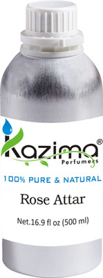 

KAZIMA Rose Perfume For Unisex Pure - Pure Natural Undiluted (Non-Alcoholic) Floral Attar(Rose)