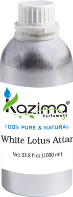 

KAZIMA White Lotus Perfume - Pure Natural Undiluted Floral Attar(White Lotus)