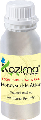

KAZIMA Honeysuckle Perfume For Unisex - Pure Natural (Non-Alcoholic) Floral Attar(Floral)