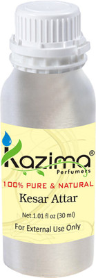 

KAZIMA Kesar Perfume For Unisex - Pure Natural (Non-Alcoholic) Floral Attar(Floral)