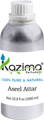 

KAZIMA Aseel Perfume - Pure Natural Undiluted (Non-Alcoholic) Floral Attar(Floral)