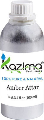 

KAZIMA Amber Perfume For Unisex - Pure Natural (Non-Alcoholic) Floral Attar(Amber)