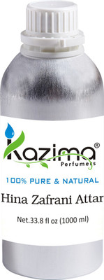 KAZIMA Hina Zafrani Perfume - Pure Natural Undiluted Floral Attar(Floral)