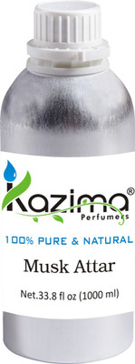 

KAZIMA Musk Perfume - Pure Natural Undiluted (Non-Alcoholic) Floral Attar(Musk)