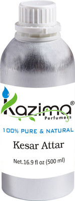

KAZIMA Kesar Perfume For Unisex - Pure Natural Undiluted (Non-Alcoholic) Floral Attar(Floral)