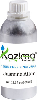 

KAZIMA Jasmine Perfume For Unisex - Pure Natural Undiluted (Non-Alcoholic) Floral Attar(Motia/Jasmin)