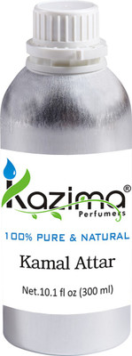 

KAZIMA Kamal Perfume For Unisex - Pure Natural (Non-Alcoholic) Floral Attar(Floral)