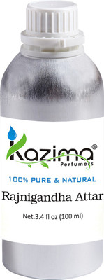

KAZIMA Rajnigandha Perfume For Unisex - Pure Natural (Non-Alcoholic) Floral Attar(Tuberose/Rajniganda)