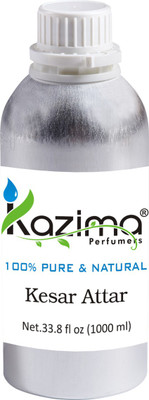 

KAZIMA Kesar Perfume - Pure Natural Undiluted (Non-Alcoholic) Floral Attar(Floral)