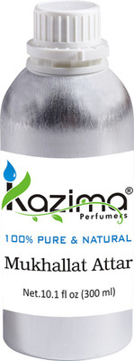 

KAZIMA Mukhallat Perfume - Pure Natural (Non-Alcoholic) Floral Attar(Blends (mukhallat))