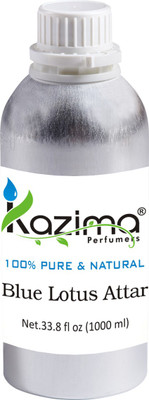 

KAZIMA Blue Lotus Perfume - Pure Natural Undiluted (Non-Alcoholic) Floral Attar(Blue Lotus)