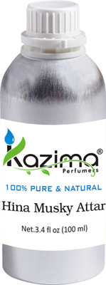 

KAZIMA Hina Musky Perfume For Unisex - Pure Natural (Non-Alcoholic) Floral Attar(Floral)