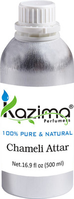 

KAZIMA Chameli Perfume For Unisex - Pure Natural Undiluted (Non-Alcoholic) Floral Attar(Chameli)