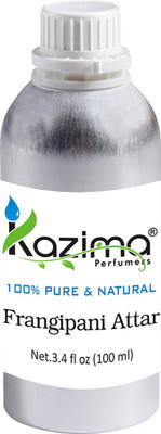 

KAZIMA Frangipani Perfume For Unisex - Pure Natural (Non-Alcoholic) Floral Attar(Floral)