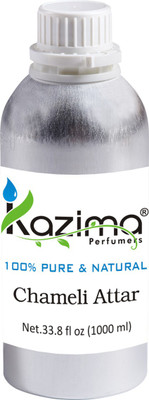 

KAZIMA Chameli Perfume - Pure Natural Undiluted (Non-Alcoholic) Floral Attar(Chameli)