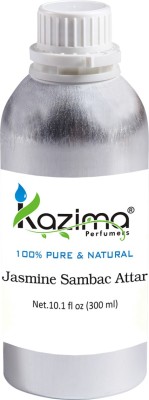 

KAZIMA Jasmine Sambac Perfume - Pure Natural (Non-Alcoholic) Floral Attar(Floral)