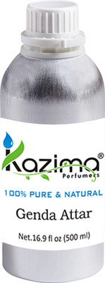 

KAZIMA Genda Perfume For Unisex - Pure Natural Undiluted (Non-Alcoholic) Floral Attar(Genda/Merigold)