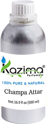 

KAZIMA Champa Perfume For Unisex - Pure Natural Undiluted (Non-Alcoholic) Floral Attar(Champa)