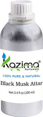 

KAZIMA Black Musk Perfume For Unisex - Pure Natural (Non-Alcoholic) Floral Attar(Musk)