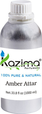 

KAZIMA Amber Perfume - Pure Natural Undiluted (Non-Alcoholic) Floral Attar(Amber)