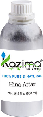 

KAZIMA Hina Perfume For Unisex - Pure Natural Undiluted (Non-Alcoholic) Floral Attar(Floral)