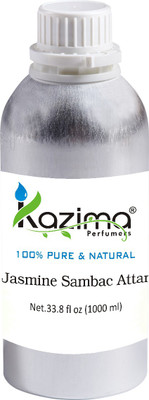 

KAZIMA Jasmine Sambac Perfume - Pure Natural Undiluted Floral Attar(Floral)