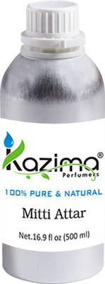 KAZIMA Mitti Perfume For Unisex - Pure Natural Undiluted (Non-Alcoholic) Floral Attar(Mitti)