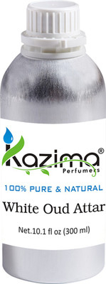 

KAZIMA White Oud Perfume For Unisex - Pure Natural (Non-Alcoholic) Floral Attar(Floral)