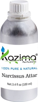 

KAZIMA Narcissus Perfume For Unisex - Pure Natural (Non-Alcoholic) Floral Attar(Floral)