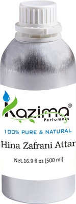 

KAZIMA Hina Zafrani Perfume For Unisex - Pure Natural Undiluted Floral Attar(Floral)