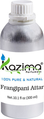 

KAZIMA Frangipani Perfume For Unisex - Pure Natural (Non-Alcoholic) Floral Attar(Floral)
