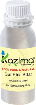 

KAZIMA Gul Hina Perfume For Unisex - Pure Natural (Non-Alcoholic) Floral Attar(Gul Hina)