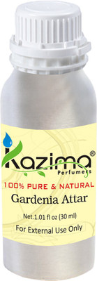 

KAZIMA Gardenia Perfume - Pure Natural (Non-Alcoholic) Floral Attar(Floral)