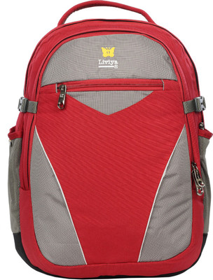 

Liviya SB-1400 27 L Backpack(Red, Grey), Grey;red