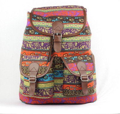 

RAMPOSH Canvas Printed Backpack Laptop Bag 15 L Backpack(Multicolor)