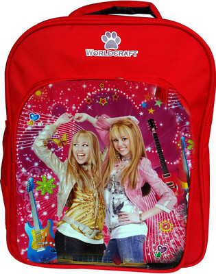 

World Craft hannaMontana 17 L Backpack(Red)
