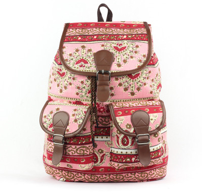 

RAMPOSH Canvas Printed Backpack Laptop Bag 15 L Backpack(Multicolor)