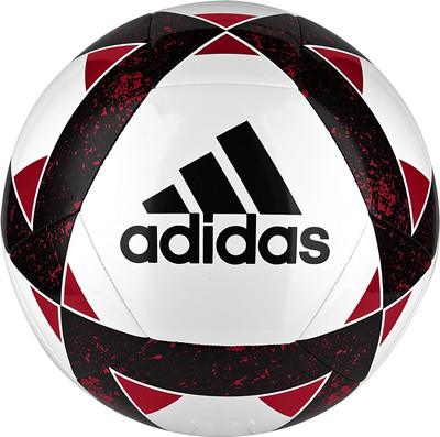 

ADIDAS Starlancer V Football - Size: (Pack of 1, White, Black, Red, White;black;scarlet