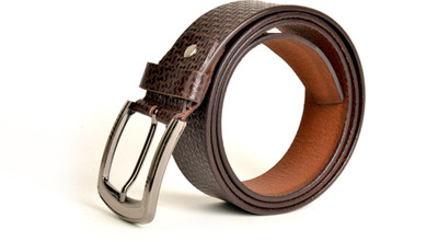 

Just Differ Men Casual, Party, Formal, Evening Brown Genuine Leather Belt