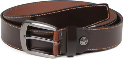 

Bonjour Men Casual Brown Genuine Leather Belt