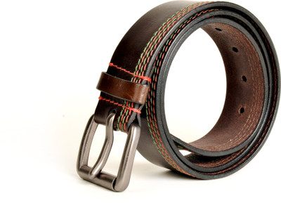 

Just Differ Men Casual, Party, Formal Brown Genuine Leather Belt