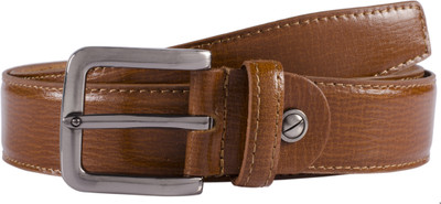 

Vener Fabica Men Casual, Evening, Formal, Party Tan Genuine Leather Belt