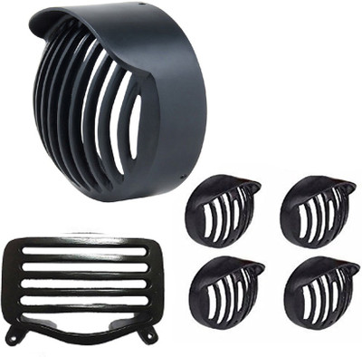

Almos Bullet Stand Bike Headlight Grill(Black)