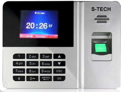 

S-tech STS05 Biometric Time Attendance Machine with TCP/IP, Door Access (RFID Card + Finger Print) Include Battery Backup Time & Attendance(Fingerprint, Card)