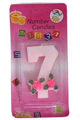 

Indigo Creatives Year 7 Birthday Candle Candle(Multicolor, Pack of 1)