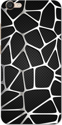 Aseria Back Cover for V5 Lite/Vivo Y66(Abstract Silver Black, Plastic) Flipkart